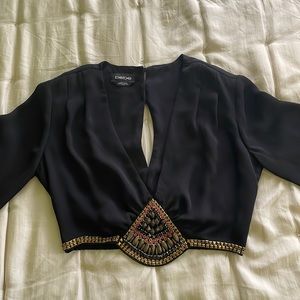 Bebe croptop with detailing